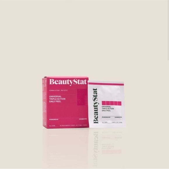 NIB BeautyStat Universal Triple Action Daily Peel Skincare Pads 10 Treatments! - Picture 2 of 16